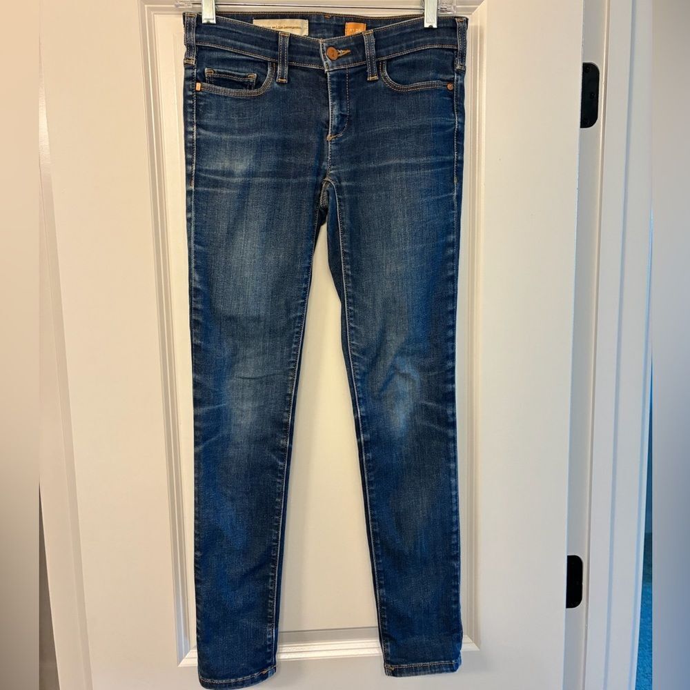 ANTHROPOLOGIE PILCRO Serif Skinny Jeans Blue Women’s Size 25